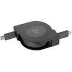 USB充電&同期ケーブル 1.2m C-C PD100W BK カシムラ