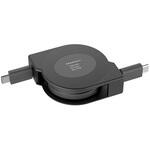 USB充電&同期ケーブル 1.2m C-C PD100W BK カシムラ