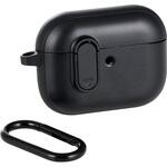 AirPods Pro 3 ケース MagSafe対応 TOUGH SLIM 耐衝撃 ロック機能 カラビナ付 落下防止 エレコム