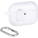 AirPods Pro 3 ケース MagSafe対応 TOUGH SLIM 耐衝撃 ロック機能 カラビナ付 落下防止 エレコム