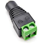 DCジャック 2P端子台 変換アダプタ はくでん