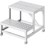 組立作業台 ライトステップ 縞板タイプ DBGS-a 長谷川工業