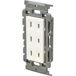 JEC-BN-555V(PW) トリプルコンセント 絶縁枠 神保電器