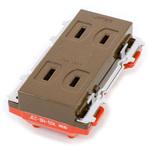 JEC-BN-55K(チョコ) ニューマイルドビー チョコレート色 埋込ダブルコンセント 神保電器