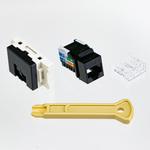 JEC-BN-LW6(SB) 埋込モジュラージャック 8極8心Cat6 (SB色) 神保電器