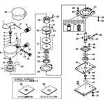 部品 オービタルサンダー SI-3001 SI-3001A SI-3001B SI-3001A-B 信濃(SHINANO) 空圧工具アクセサリー部品 【 通販モノタロウ】