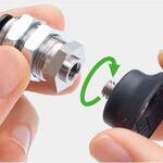 真空パッドホルダ単体 固定式 真空取出し口上 PISCO(ピスコ)