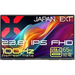 23.8型/1920×1080/HDMI×1、USB-C×2/ブラック/スピーカー有/2年保証 JAPANNEXT
