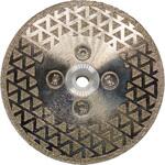 フランジ付塩ビ切断・面取りダイヤモンドホイール 塩ビ斬 BIENZAN EFFORT(エホート)