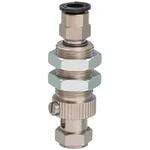 真空パッドホルダ単体 スプリング式 真空取出し口上ワンタッチ継手 PISCO(ピスコ)