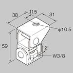 SCキープ斜めジョイント金具 昭和コーポレーション