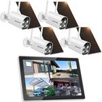 防犯カメラセット(防犯カメラ4台+レコーダー1台) NEXTEC