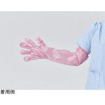 テクセルロングPE手袋 ピンク 2000枚入 50枚×40箱入 メディテックジャパン