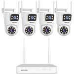 防犯カメラセット(防犯カメラ4台+レコーダー1台) NEXTEC