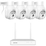 防犯カメラセット(防犯カメラ4台+レコーダー1台) NEXTEC