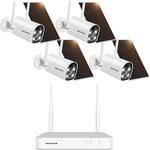 防犯カメラセット(防犯カメラ4台+レコーダー1台) NEXTEC