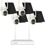 防犯カメラセット(防犯カメラ4台+レコーダー1台) NEXTEC