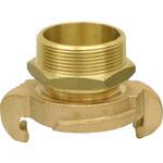 【媒介金具】黄銅製 中島式X管用テーパネジ男(R) 岩崎製作所