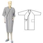 ガーゼ合せ湯上り 紳士 神戸生絲