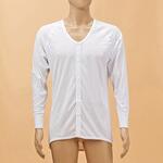 前開長袖ワンタッチホックラグラン袖 神戸生絲