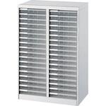 アバンテV2フロアケース A4×2列 ニューグレー ナカバヤシ