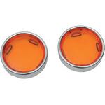 12-0224-LA Drag Specialties LENS T/S AMBER W/TRIM RING | 12-0224-LA DRAG SPECIALTIES(ドラッグスペシャリティーズ)