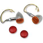 20-6390BC/MIQ Drag Specialties LIGHT BLK AM LED CLR/SMK | 20-6390BC/MIQ DRAG SPECIALTIES(ドラッグスペシャリティーズ)