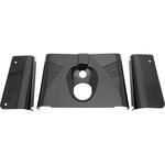 74156BBX DRAG FORK TINS FLST RIB BLK 3PC | 74156BBX DRAG SPECIALTIES(ドラッグスペシャリティーズ)