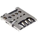 78727-0001 Molex， メモリカードコネクタ， マイクロSIM 6 極， メス 78727-0001 日本モレックス(molex)
