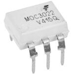 MOC3022TVM onsemi フォトカプラ， スルーホール実装 チャンネル数：1， トライアック出力， MOC3022TVM onsemi