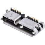ZX360D-B-10P(30) Hirose USBコネクタ B， メス PCBマウント ZX360D-B-10P(30) HIROSE(ヒロセ電機)
