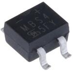 MBS4 Taiwan Semiconductor 整流用 ブリッジダイオード 単相 800mA， 400V， 4.9 x 4 x 2.7mm， MBS4 TAIWAN SEMICONDUCTOR