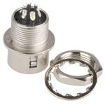 HR10A-7R-6P(73) ヒロセ電機 丸型コネクタ， 6極， ミニチュア， パネルマウント， HR10A-7R-6P(73) HIROSE(ヒロセ電機)