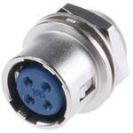 HR10-7R-4S(73) ヒロセ電機 丸型コネクタ， 4極， パネル実装， ミニチュアコネクタ， ソケット， HR10シリーズ HIROSE(ヒロセ電機)