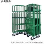 店舗用ラスパレ 床板スチールタイプ扉無し 61-433-93シリーズ アズワン