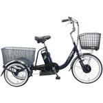 TBDR-163-TC-BL 防災サイクル 前20型/後16型ノンパンク電動アシスト三輪自転車 TBDR-163-TCシリーズ PELTECH(ペルテック)