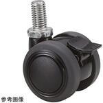 TE40JN3SL-12 双輪キャスター Φ40 自在ストッパー付 ネジ式 TE40シリーズ 東海キャスター