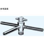 三方コック(PTFE コック) 1013シリーズ 日本理化学器械(NRK)