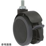 CT100N12SL-22-T 振動・衝撃吸収 双輪キャスター Φ100 自在ストッパー付 ネジ式 CT100Nシリーズ 東海キャスター
