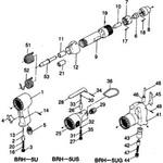 部品 リベッティングハンマ BRH-5U(R) 瓜生製作 空圧工具アクセサリー