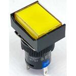 LA128AJ-11D-24V-Y 照光式プッシュスイッチ 長方形 24V LA128AJ-11Dシリーズ アズワン