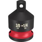 49-66-6722 SHOCKWAVE IMPACT DUTY アンビルサイズ変換アダプター 3/8インチ(9.5mm) → 1/4インチ(6.35mm) ミルウォーキーツール