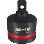 49-66-6728 SHOCKWAVE IMPACT DUTY アンビルサイズ変換アダプター 3/4インチ(19.0mm) → 1/2インチ(12.7mm) ミルウォーキーツール
