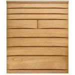 桐蔵 幅118 8段 チェスト 家具 収納 ナチュラル/ダーク 丸田木工