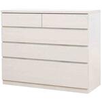 シルフ 幅102 4段 チェスト 家具 収納 ホワイト/ウォールナット/オーク 丸田木工