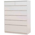 シルフ 幅88 6段 チェスト 家具 収納 ホワイト/ウォールナット/オーク 丸田木工