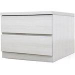 フィット 幅50 2段 チェスト 奥行55cm 家具 収納 ホワイト/ウォールナット/オーク 丸田木工