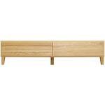 フェント 幅160 テレビボード 家具 ホワイトオーク/ウォールナット 丸田木工