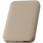 発火リスクを抑えたモバイルバッテリー「MOEZ」 5000mAh グレージュ LEPLUS NEXT