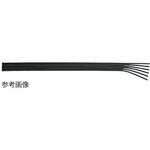 UFF-04-3-5 フラットチューブUFF 3-4×2.5mm 黒 UFF-04-3-5シリーズ 潤工社